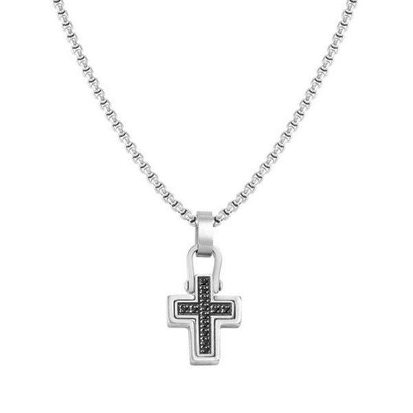 Collana uomo a Catena con Croce argento vendita on line