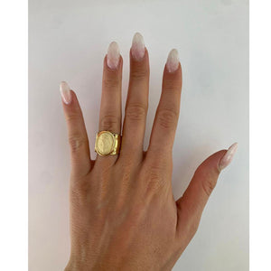 Anello Donna Cammeo in Oro Giallo