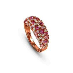 Anello Donna in Argento Rose Cubic Zirconia Colorati Mosaica Nomination