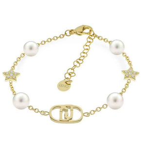 Bracciale Donna Acciaio Gold Stelle e Perle Fashion Liu Jo Luxury