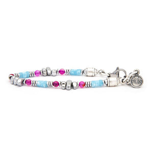 Bracciale Donna Celeste Fucsia Ematite Portonovo