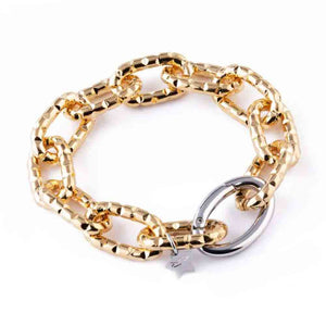 Bracciale Donna Diva con maglia grande diamantata Rebecca Gioielli