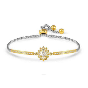 Bracciale Donna RoyalDream Gold Royal con Cristalli bianchi e Zirconi Nomination