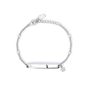 Bracciale Donna con Targhetta in Argento Mabina Gioielli