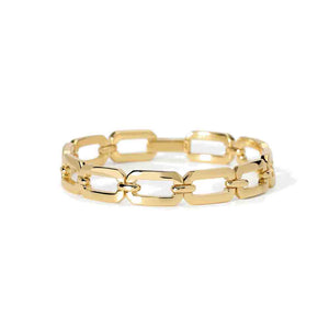 Bracciale Donna con maglie gold ottagonali Mabina Gioielli