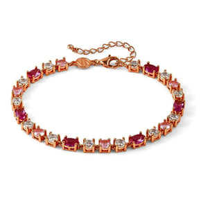 Bracciale Donna in Argento Rose Cubic Zirconia Colorati Mosaica Nomination