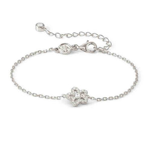 Bracciale Donna in Argento SweetMadame Fiore con pavé di Cubic Zirconia Nomination