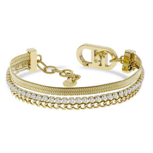 Bracciale Donna tripla in acciaio gold Fashion Liu Jo Luxury