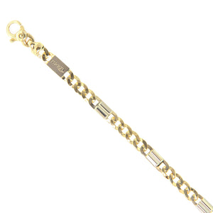 Bracciale Unisex in Oro 2 Colori Massiccio