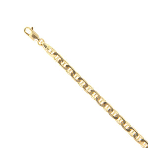 Bracciale Unisex in Oro Massiccio Maglia Traversino