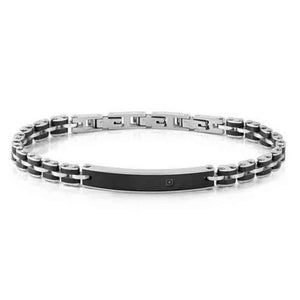 Bracciale Uomo Black Strong Diamond con diamante nero Nomination