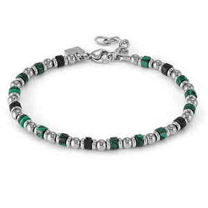 Bracciale Uomo Instinctstyle Sea Edition con Pietre Verde Nomination