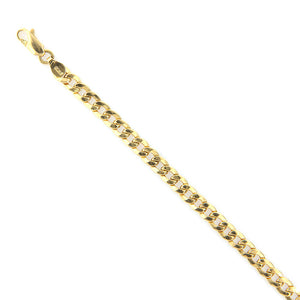 Bracciale Uomo in Oro Giallo con Maglia Grumette