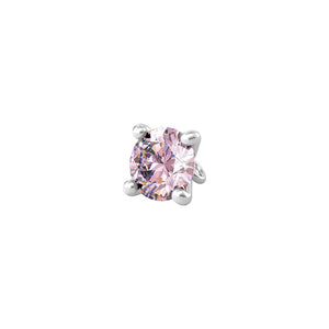 Ciondolo con zircone rosa Componibile By You Energy Stone 741118 Kidult