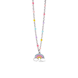 Collana Bambina in Argento con Arcobaleno Mabina Gioielli