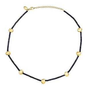 Collana Donna Acciaio Blu Gold B Rocks Breil