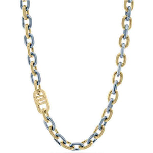 Collana Donna Acciaio Gold e Azzurro Fashion Liu Jo Luxury