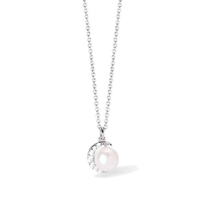 Collana Donna in argento con perla coltivata Mabina Gioielli