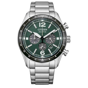 Cronografo Uomo OF Aviator Crono Verde Citizen