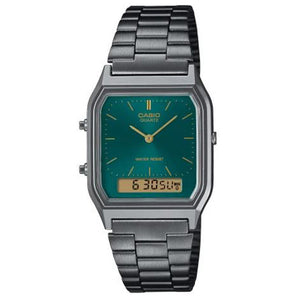 Orologio Unisex Collection Ip Grigio Verde Casio