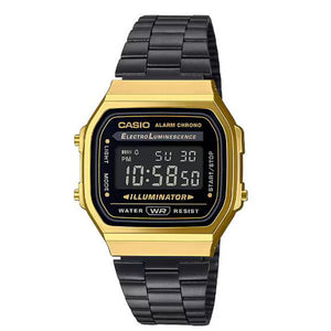 Orologio Uomo Vintage Collection Ip Nero Gold Casio