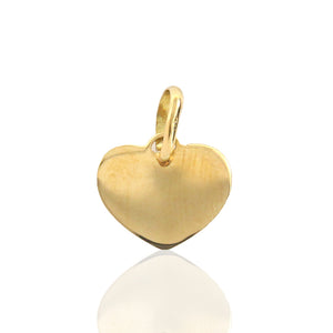 Pendente Donna Cuore in Oro Giallo