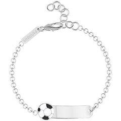 BRACCIALE BIMBO CON PALLONE SMALTATO CHI MI AMA 120022