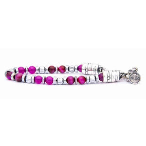 Bracciale Donna Occhio di Tigre Fucsia Portonovo