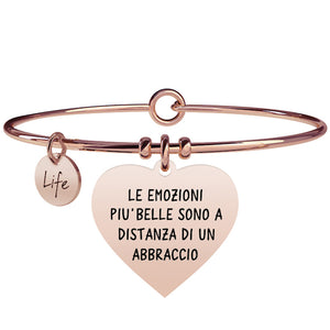 Bracciale Love Cuore Rose Life 7313355 Kidult