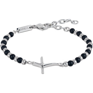 Bracciale Uomo Acciaio Code Onice Nero Breil