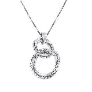 Collana Donna in Argento Diamantato Fraboso