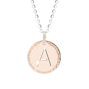 Collana con Pendente Lettera A Myworld Alphabet Rebecca Gioielli