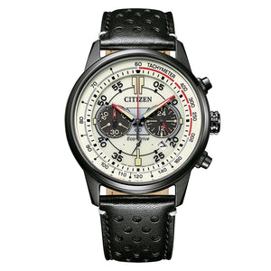 Cronografo Uomo Eco Drive Bianco e Nero Chrono Of 2020 Citizen