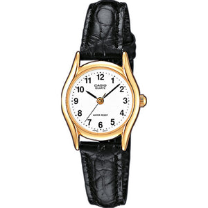 Orologio Donna Bianco Cassa Gold Casio