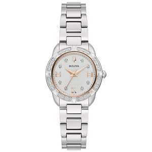 Orologio Donna Diamonds Madreperla Rose Bulova