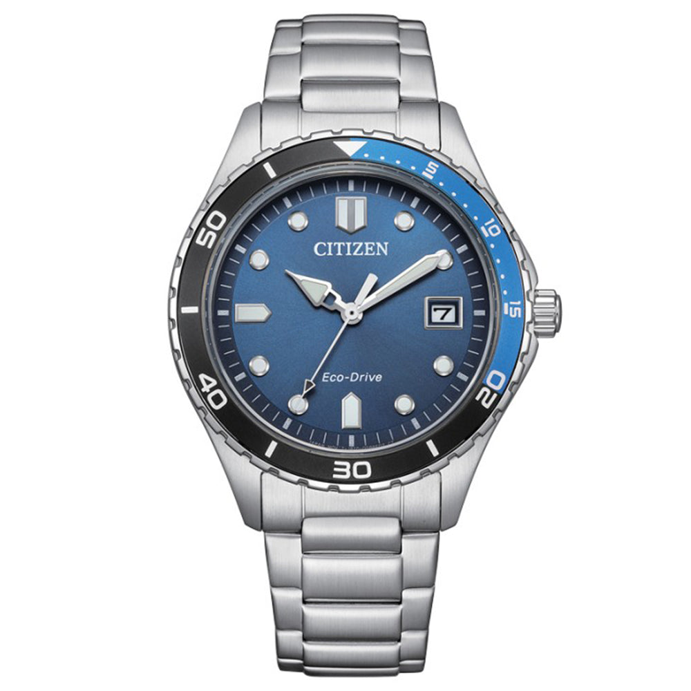 Orologio Unisex Marina Sporty Eco Drive Blu e Nero Citizen